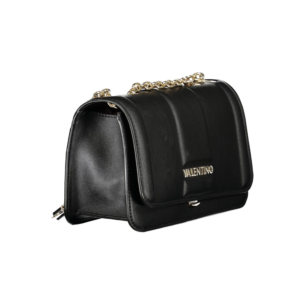 Black Polyethylene Women Handbag Mario Valentino