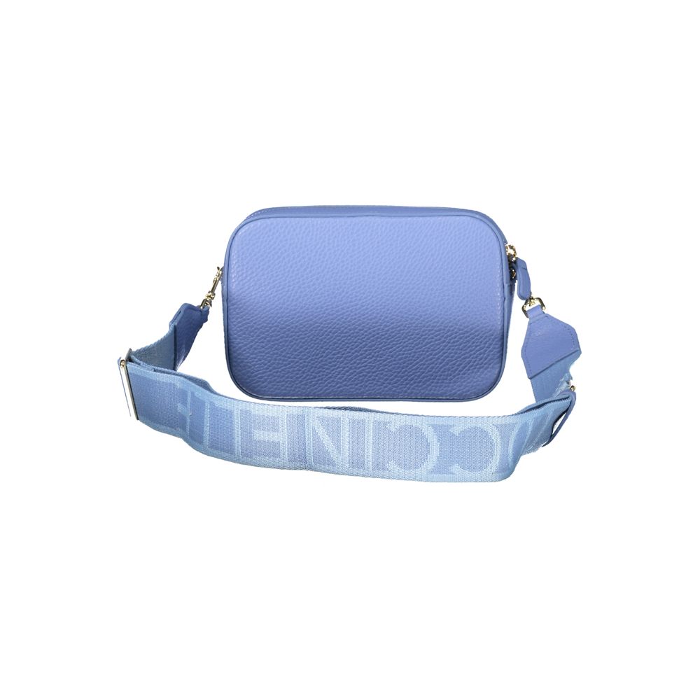 Light Blue Leather Women Handbag Coccinelle