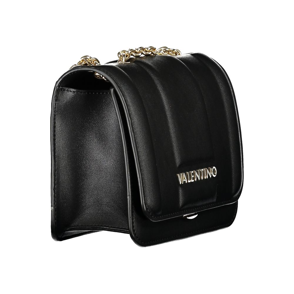 Black Polyethylene Women Handbag Mario Valentino