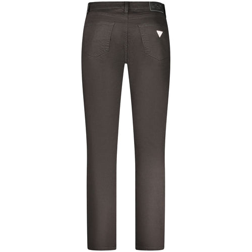 Black Cotton Men Slim Jean Guess Jeans