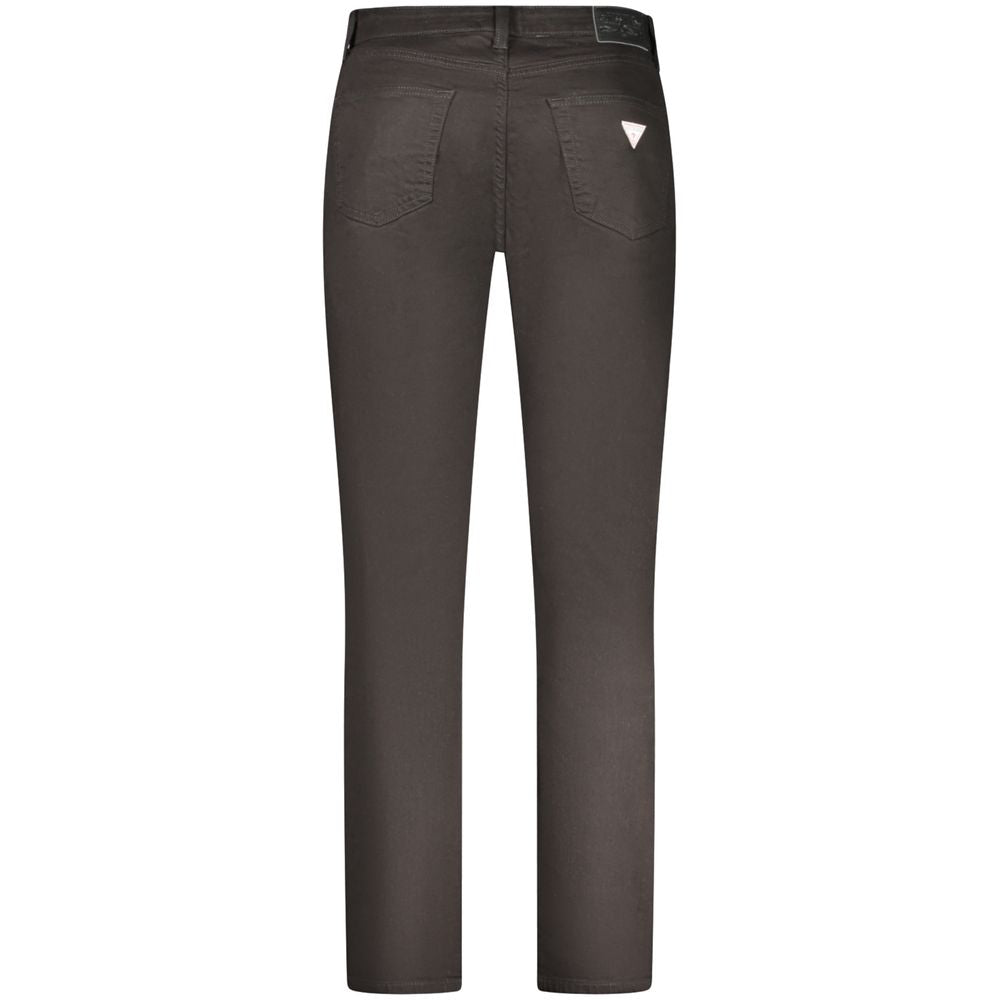 Black Cotton Men Slim Jean Guess Jeans