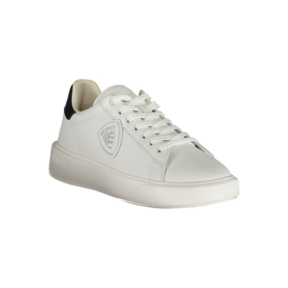 White Polyethylene Men Sneaker Blauer