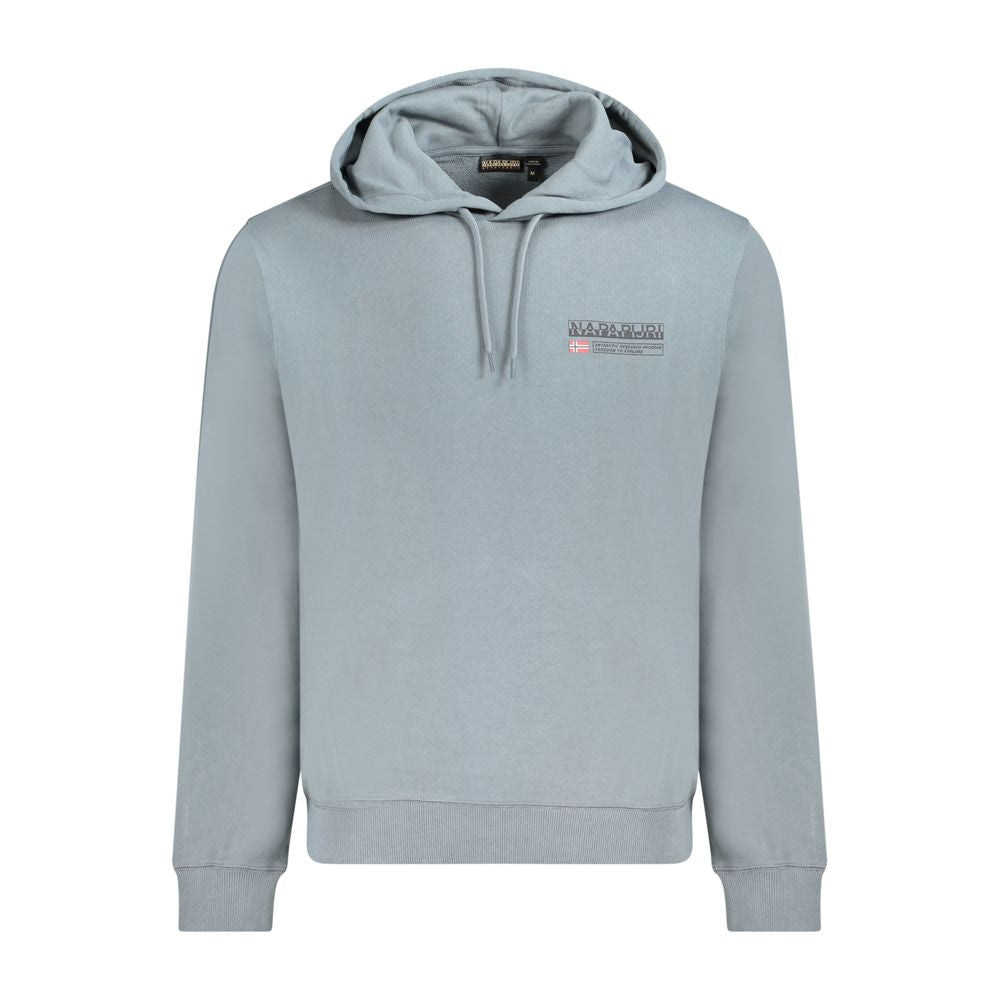 Gray Cotton Men Sweater Napapijri