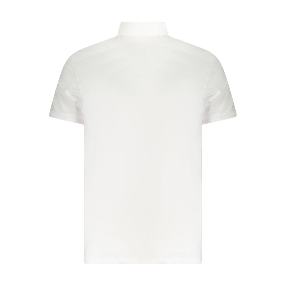 White Cotton Men Polo Shirt Calvin Klein