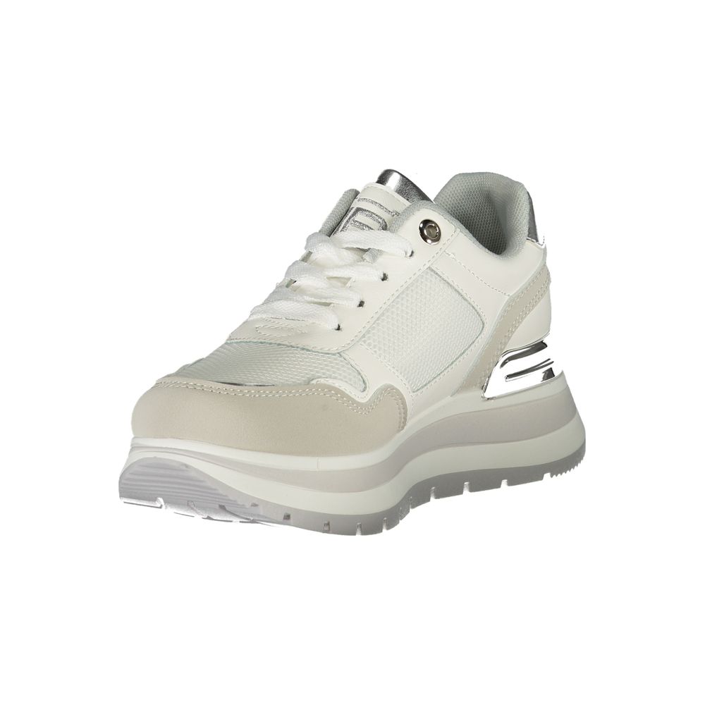White Polyester Women Sneaker Laura Biagiotti
