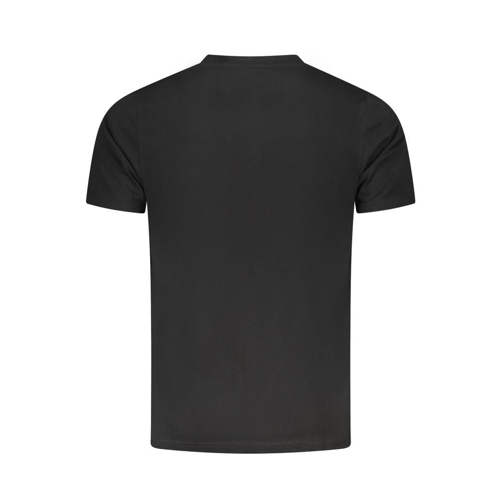 Black Cotton T-Shirt Cavalli Class