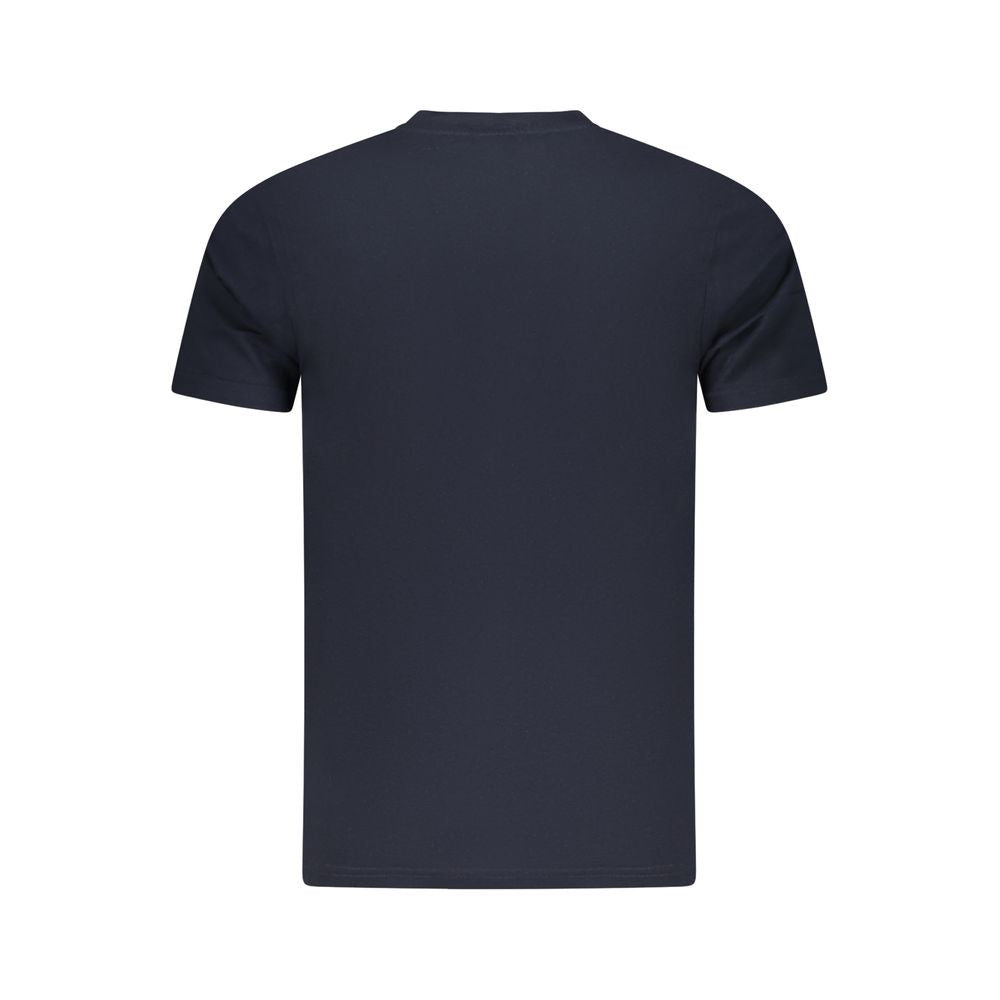 Blue Cotton Men T-Shirt Cavalli Class