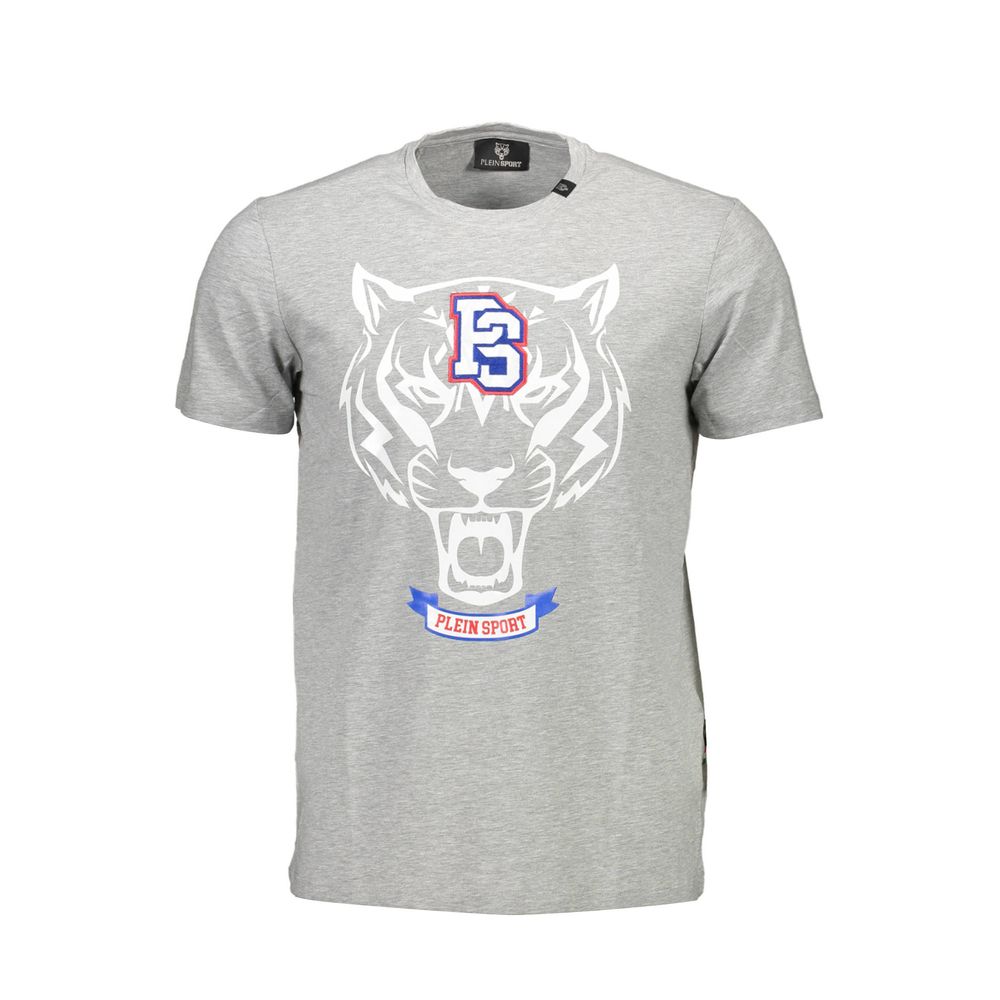 Brown Cotton Men T-Shirt Plein Sport
