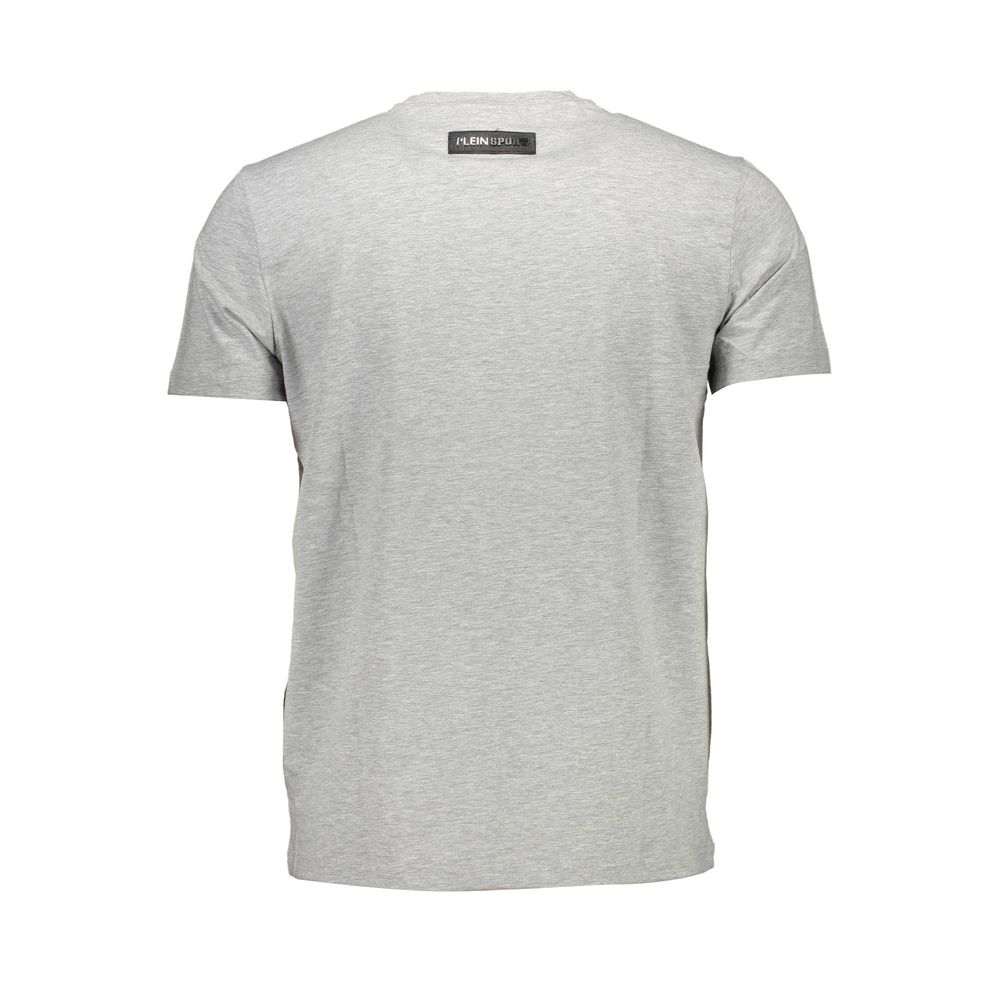 Brown Cotton Men T-Shirt Plein Sport