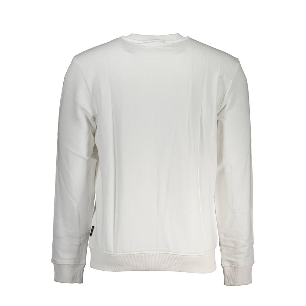 White Cotton Men Sweater Napapijri