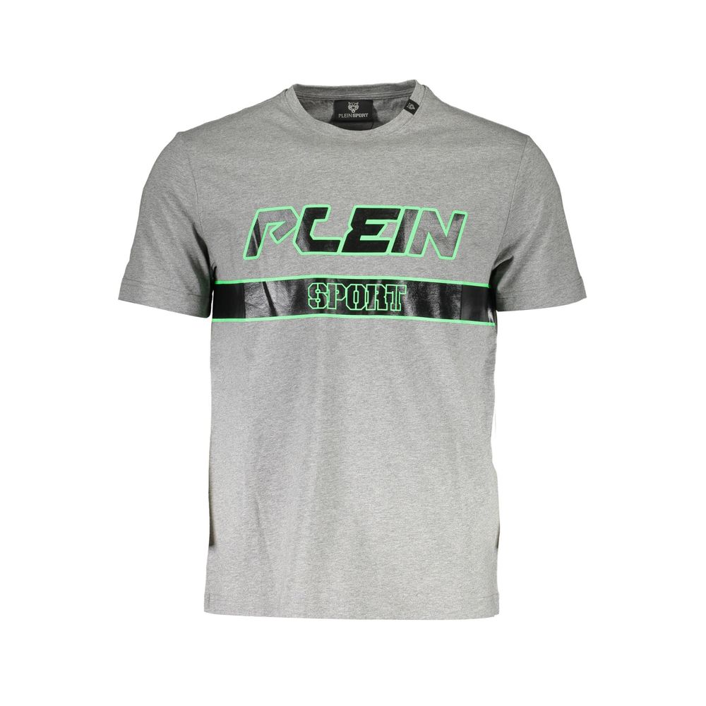 Brown Cotton Men T-Shirt Plein Sport
