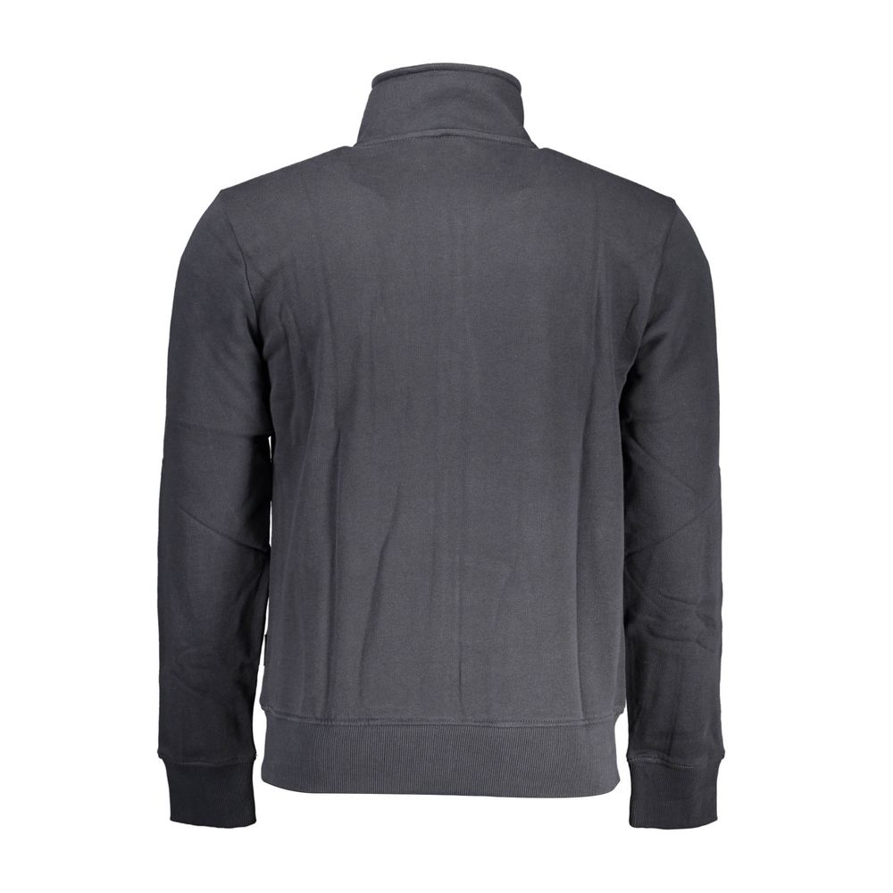 Black Cotton Men Sweater Napapijri