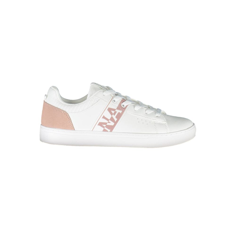 White Leather Women Sneaker Napapijri