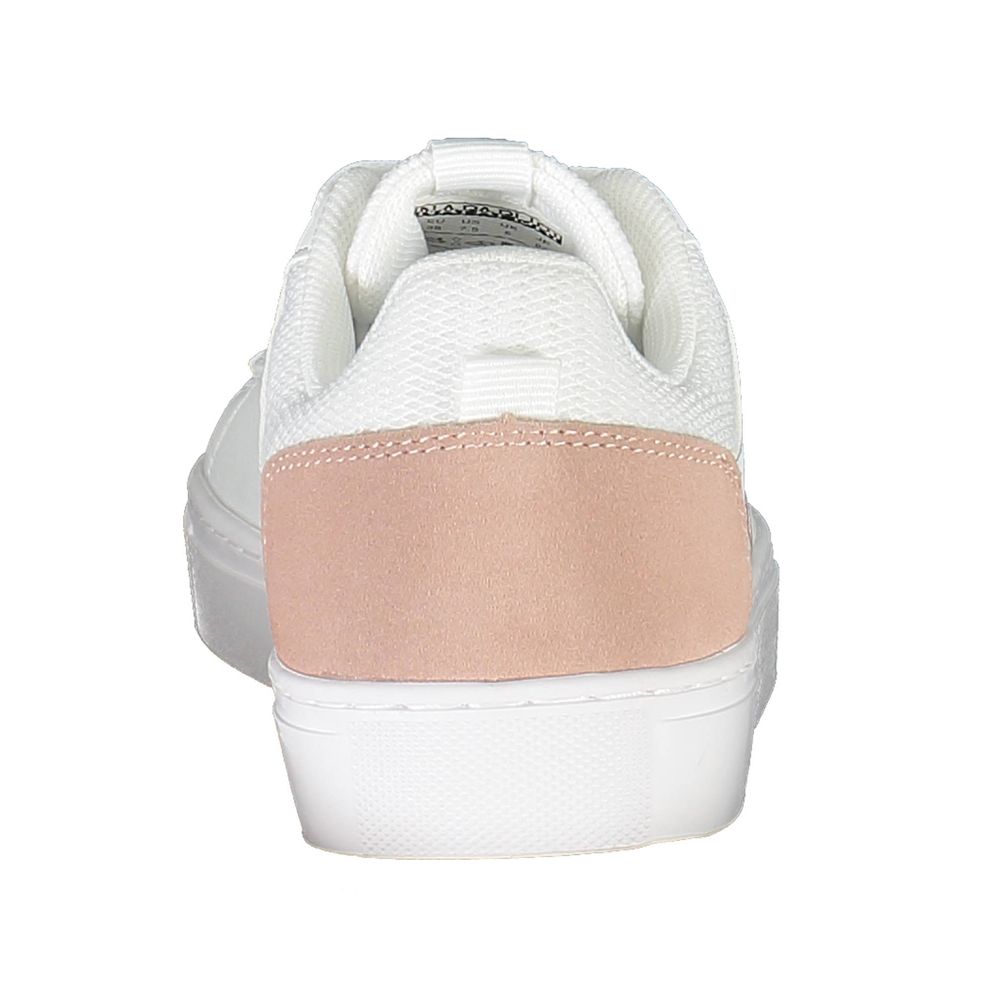 White Leather Women Sneaker Napapijri