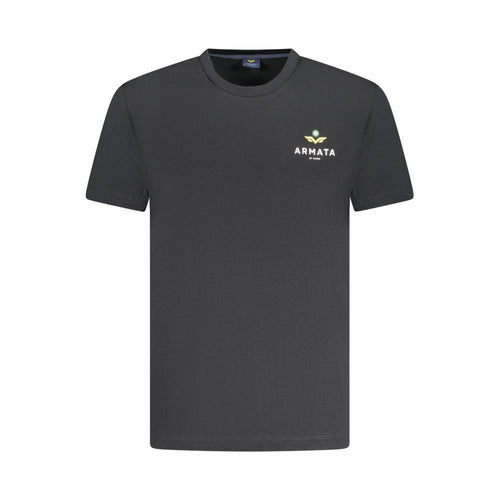 Black Cotton Men T-Shirt Armata Di Mare