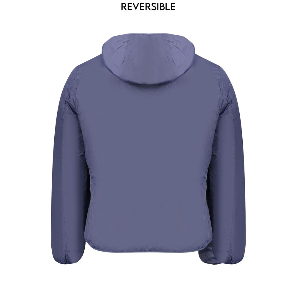 Blue Polyamide Men Jacket Norway 1963