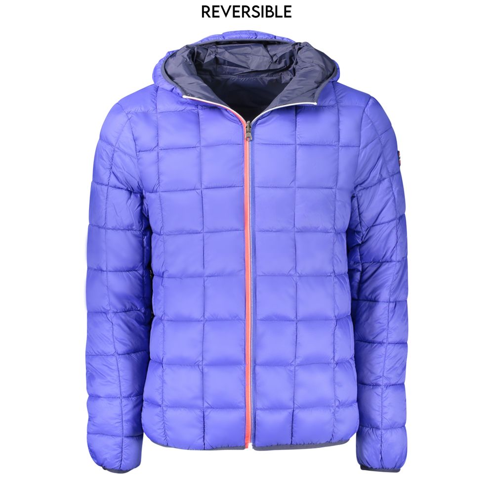 Blue Polyamide Men Jacket Norway 1963