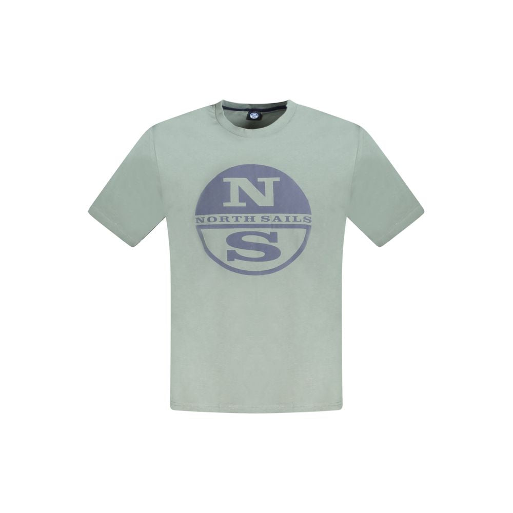 Green Cotton Men T-Shirt North Sails