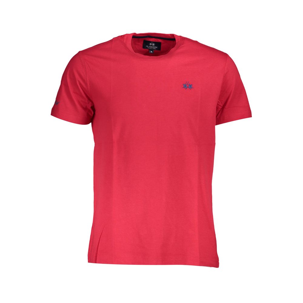 Red Cotton Men T-Shirt La Martina