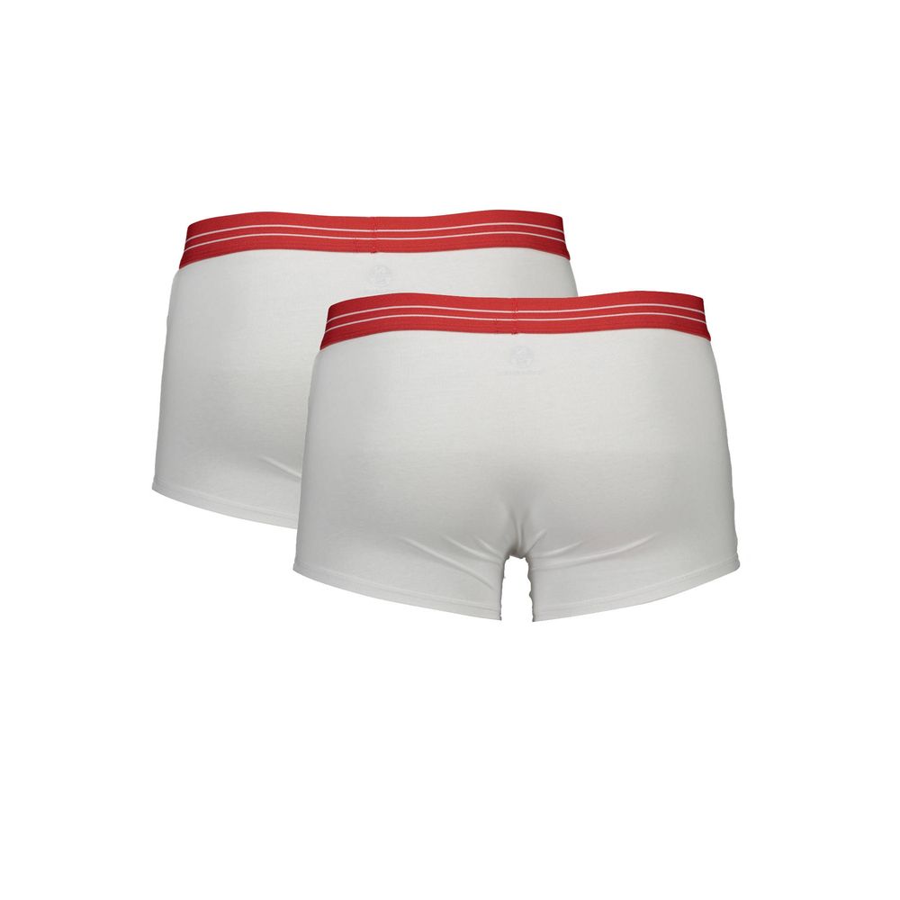 White Cotton Men Boxer North Sails
