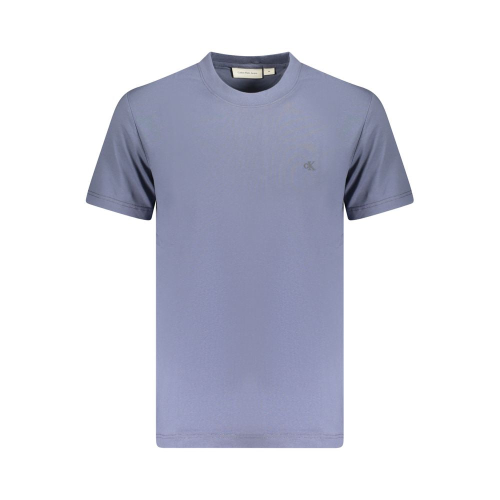 Blue Cotton Men T-Shirt Calvin Klein