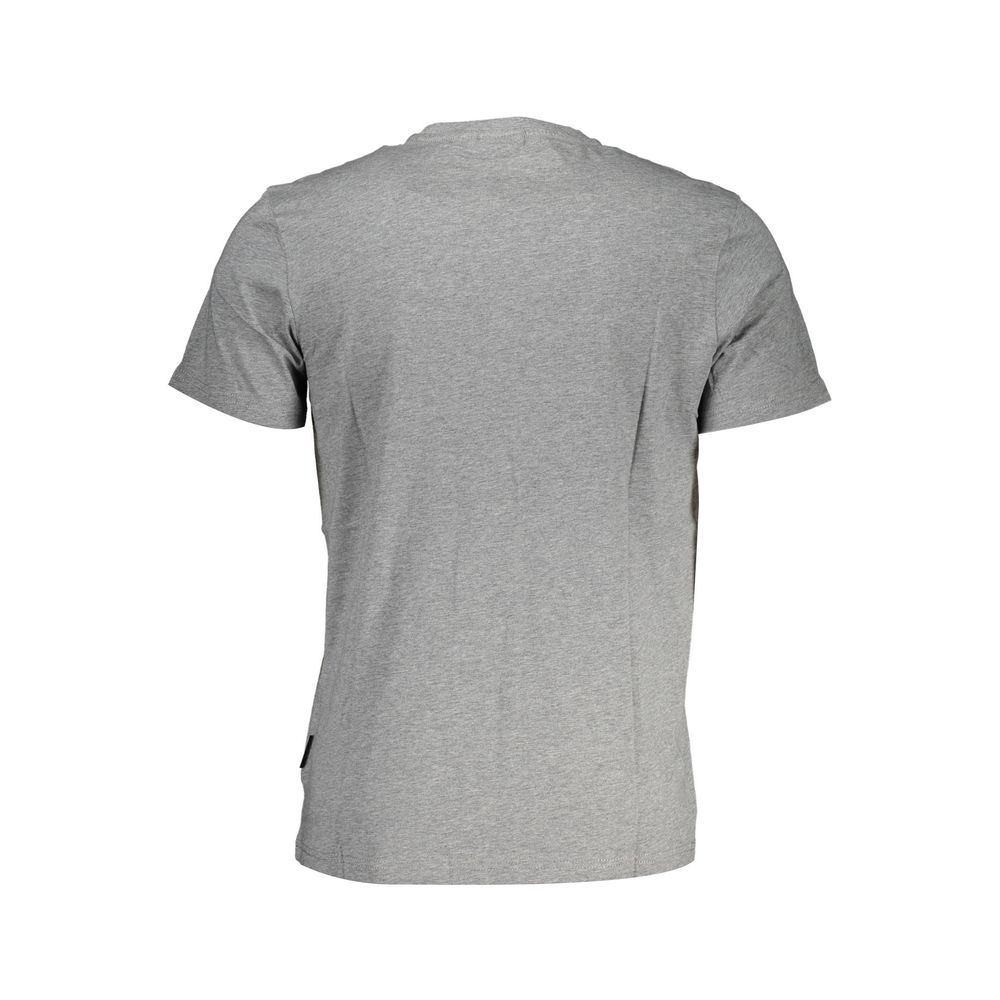 Brown Cotton Men T-Shirt Napapijri