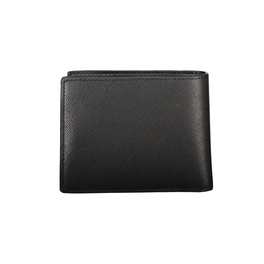 Black Leather Wallet Tommy Hilfiger