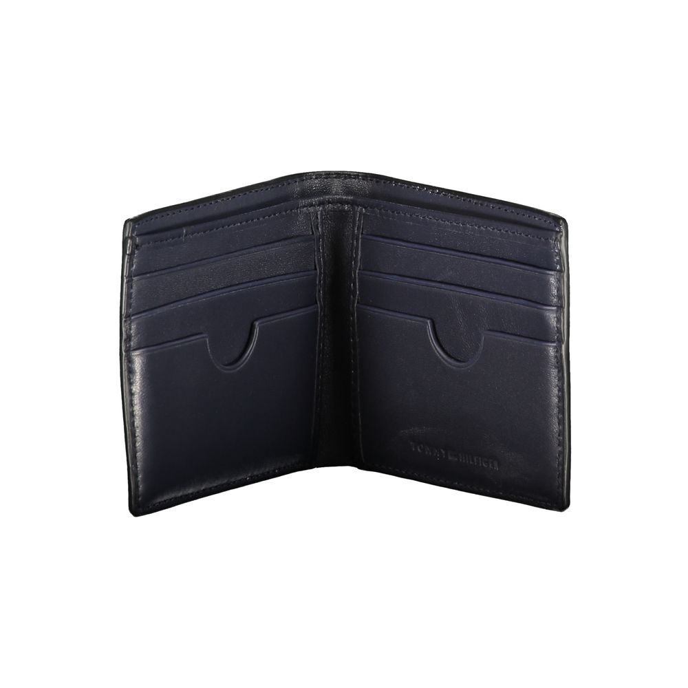 Black Leather Wallet Tommy Hilfiger