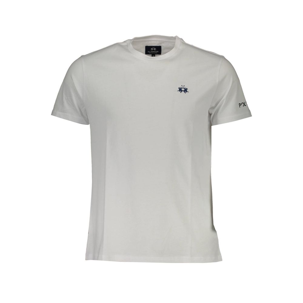 White Cotton Men T-Shirt La Martina