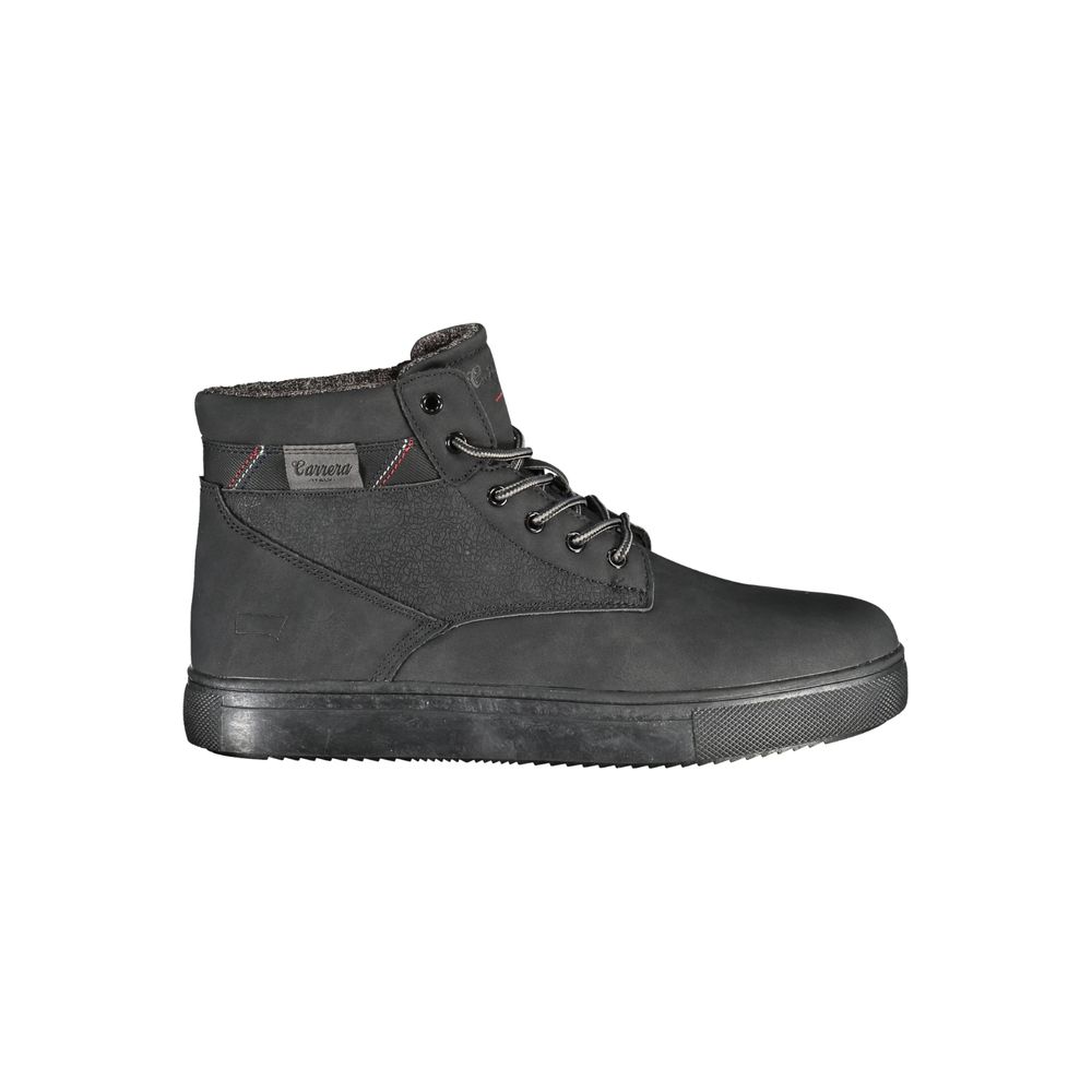 Black Polyester Men Boot Carrera