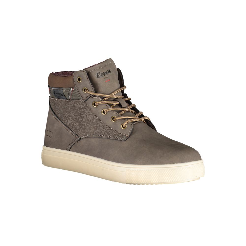 Brown Polyester Men Boot Carrera