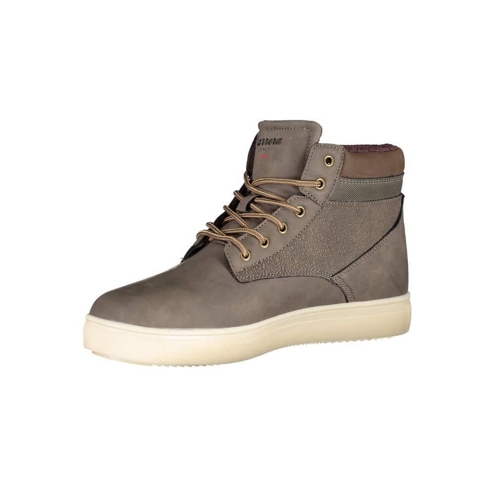 Brown Polyester Men Boot Carrera