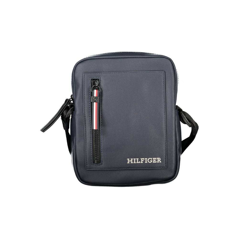Blue Polyethylene Men Shoulder Bag Tommy Hilfiger