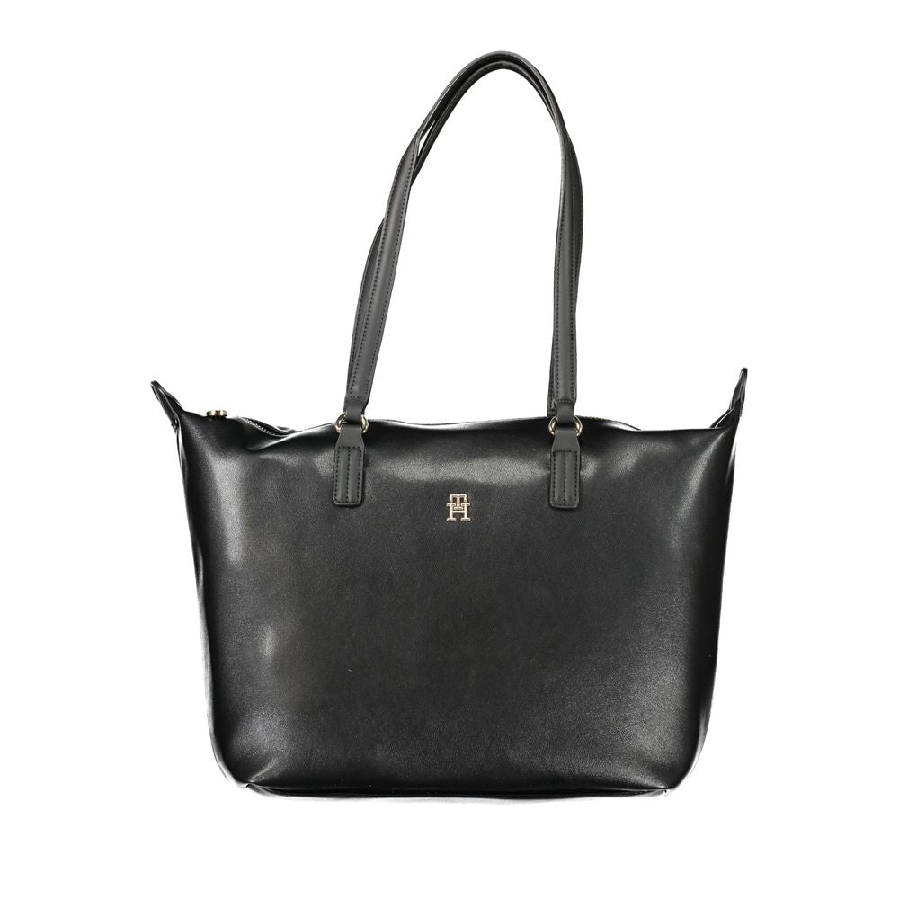 Black Polyester Handbag Tommy Hilfiger