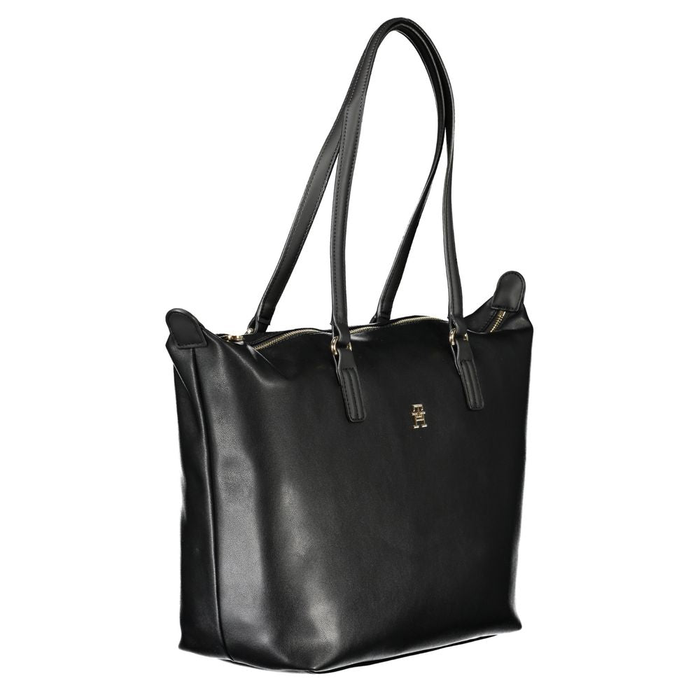 Black Polyester Handbag Tommy Hilfiger