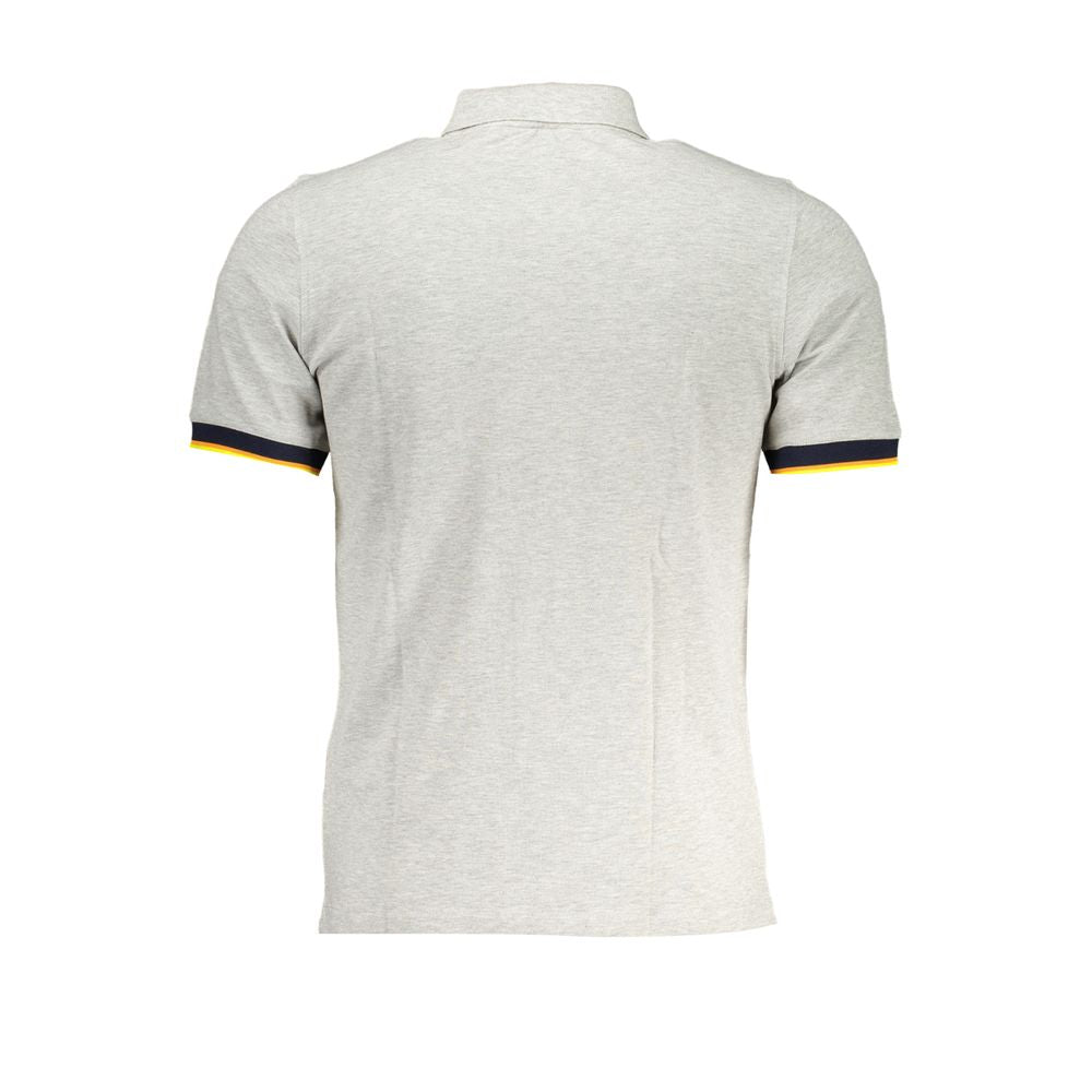 Brown Cotton Men Polo Shirt K-WAY