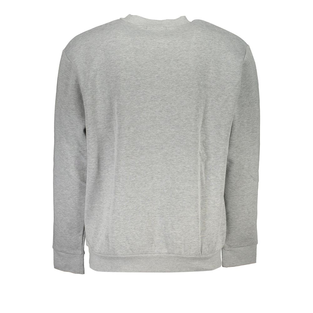 Gray Cotton Men Sweater Cavalli Class