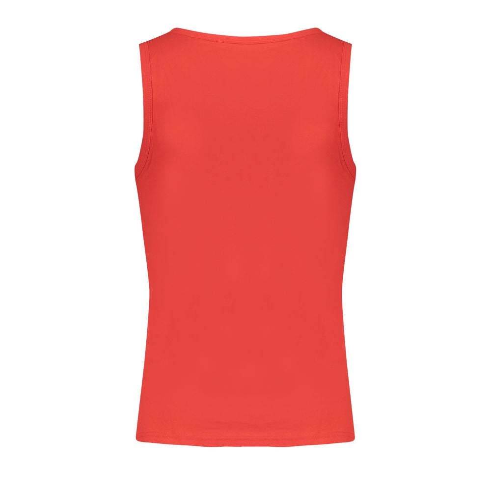 Red Cotton Men Tank Top Norway 1963