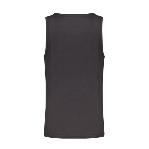 Black Cotton Men's Tank Top Norway 1963