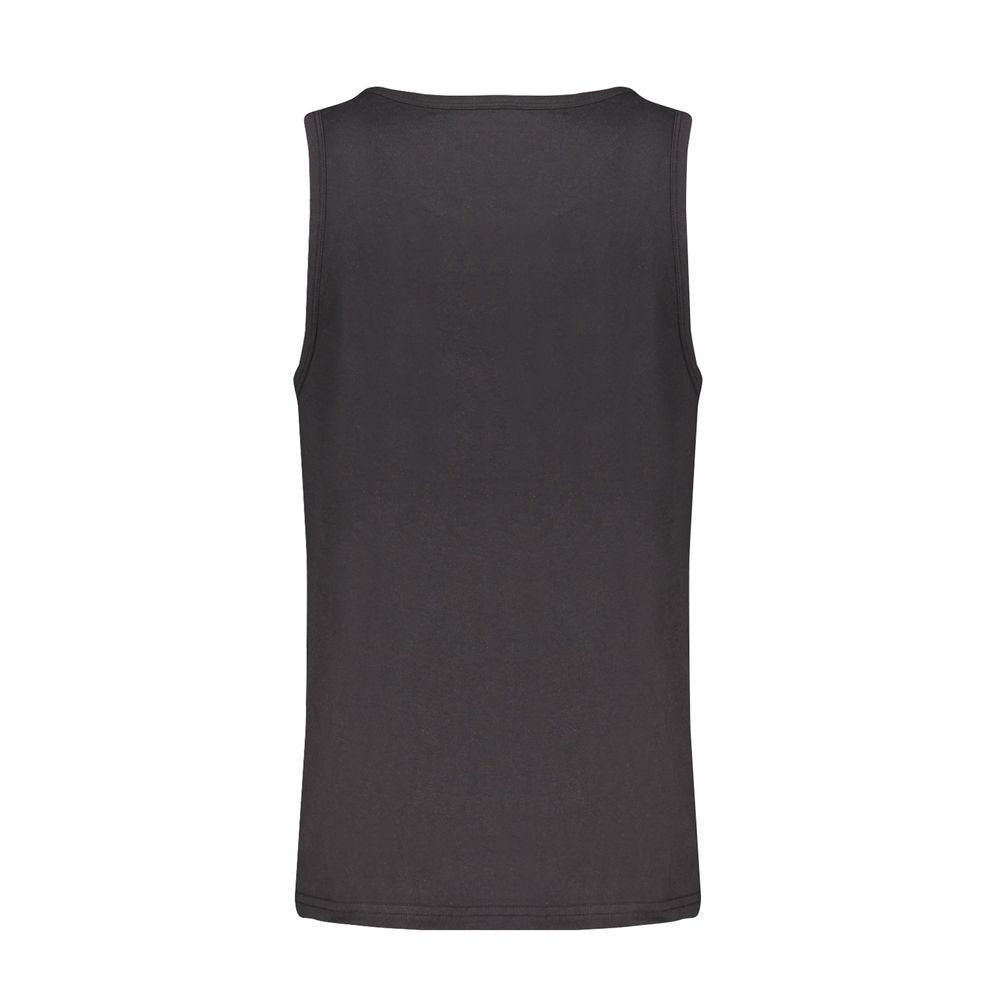 Black Cotton Men's Tank Top Norway 1963