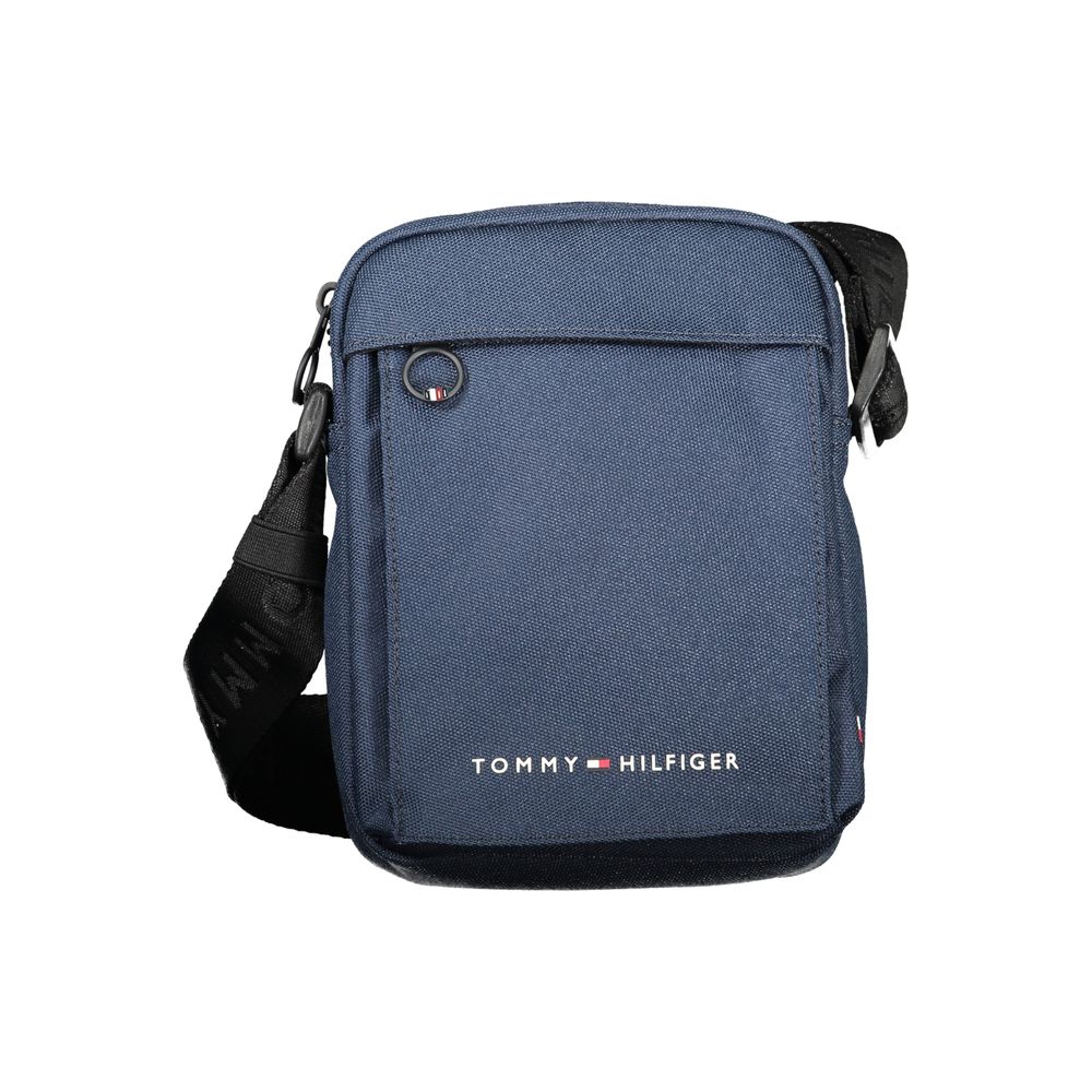 Blue Polyester Shoulder Bag Tommy Hilfiger