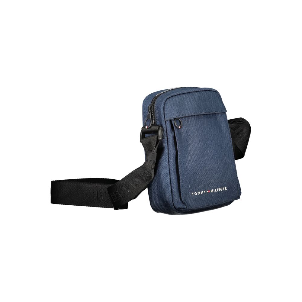 Blue Polyester Shoulder Bag Tommy Hilfiger