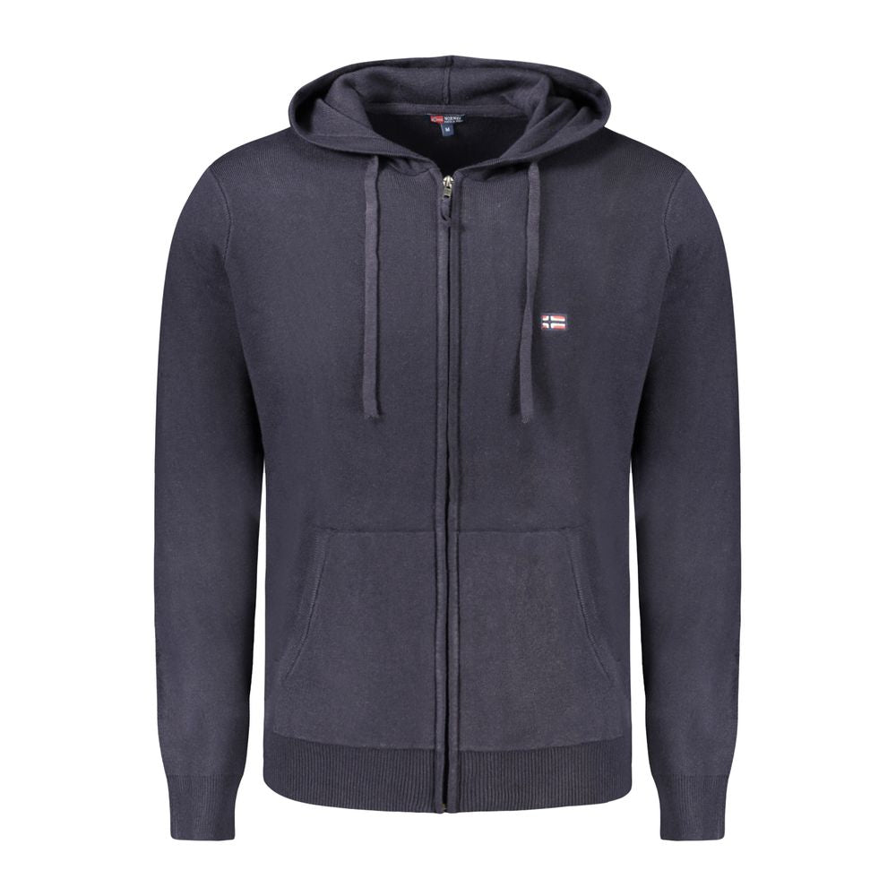 Blue Polyamide Men Cardigan Norway 1963