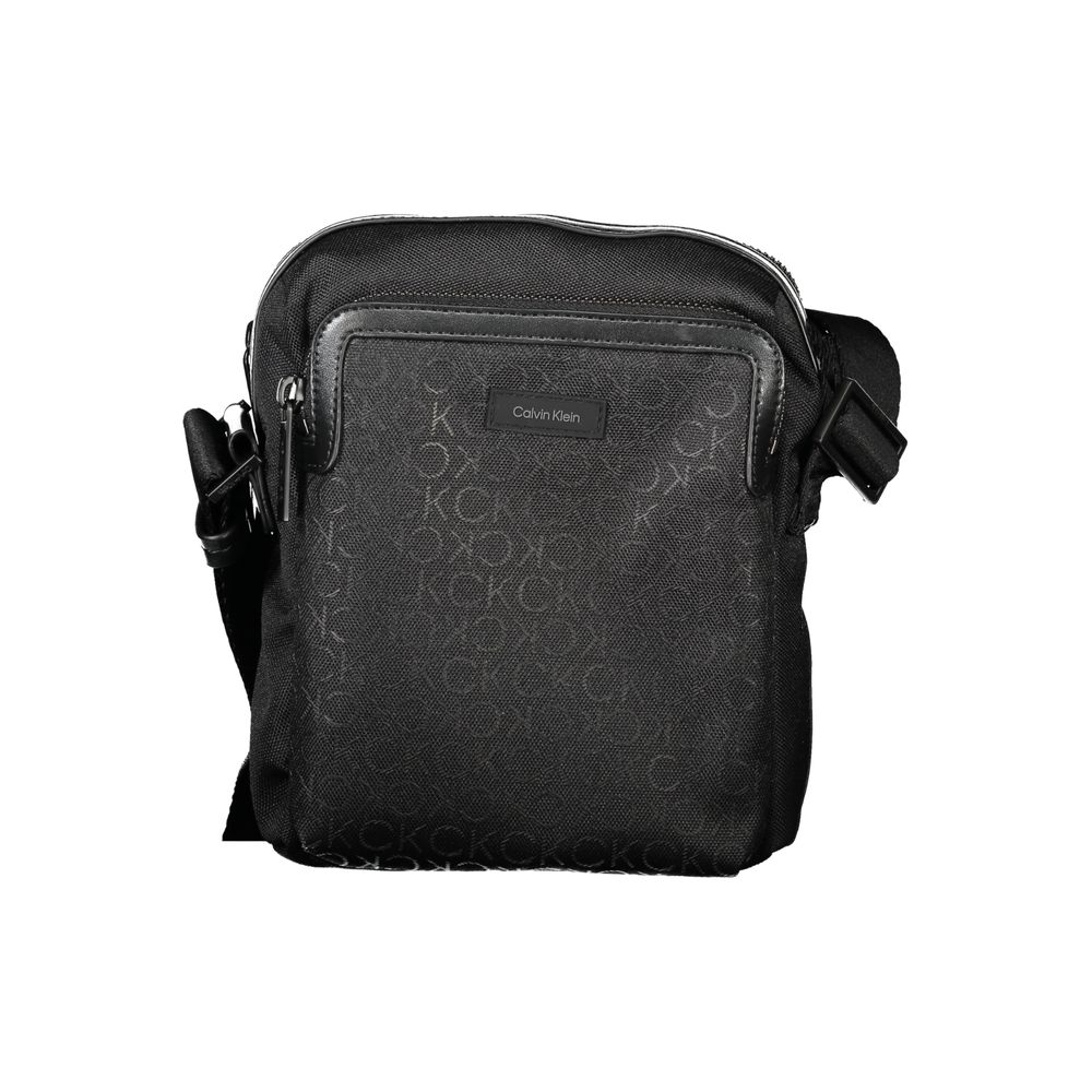 Black Polyester Men Shoulder Bag Calvin Klein