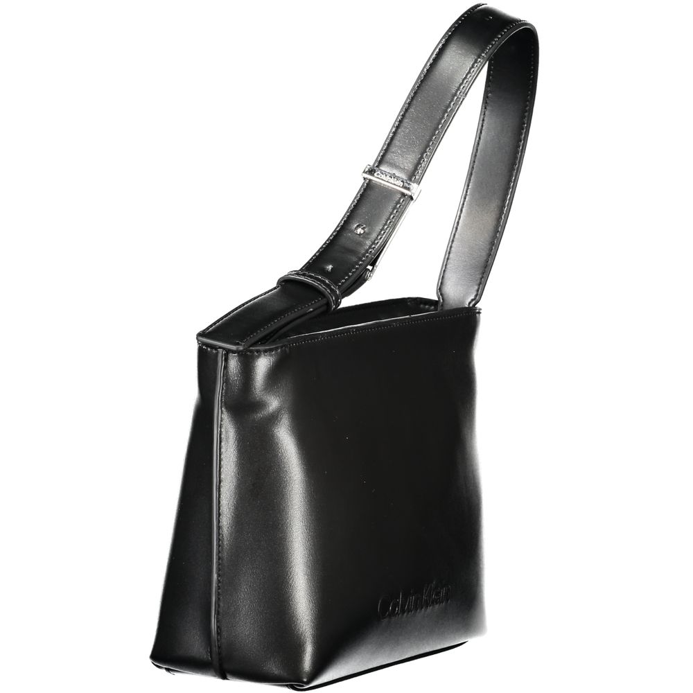Black Polyester Women Handbag Calvin Klein