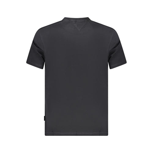 Black Cotton Men T-Shirt Napapijri