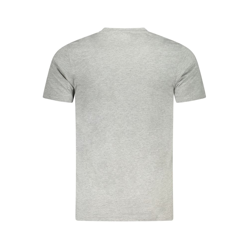 Gray Cotton Men T-Shirt Cavalli Class