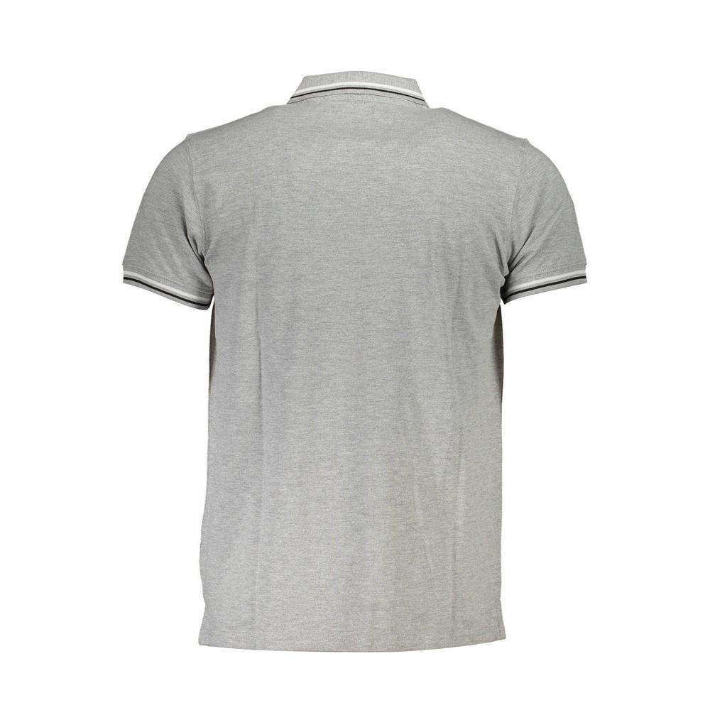 Brown Cotton Men Polo Shirt Cavalli Class