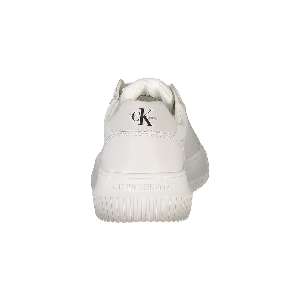 White Polyester Women Sneaker Calvin Klein