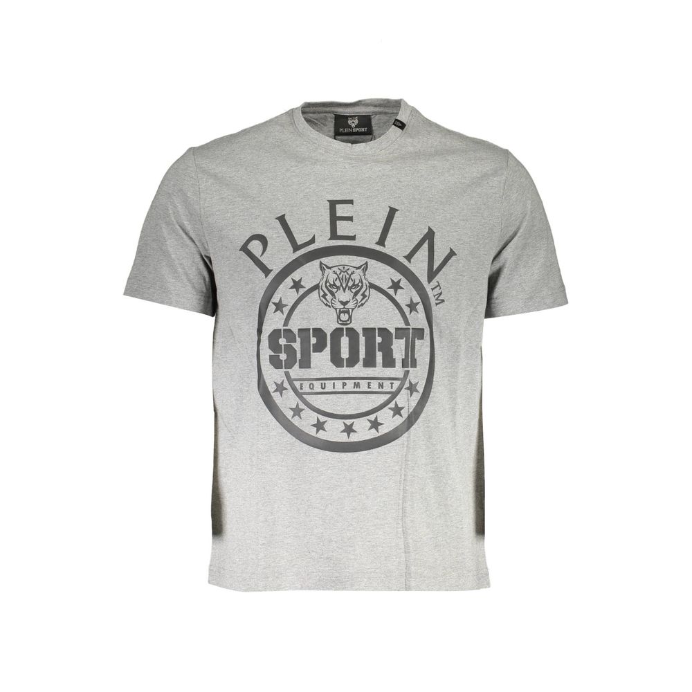 Brown Cotton Men T-Shirt Plein Sport